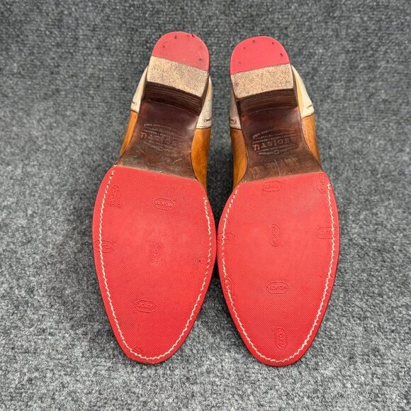 Bed Stu Western Ankle Boots Women's Size 8 Rustic Brown Leather Cowboy Booties - Picture 12 of 16